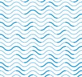 Wavy technical lines seamless pattern, vector abstract repeat endless background.