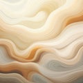 Abstract Gradient Wavy Texture Design With Beige, Yellow, And White Colors