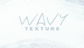 Wavy texture with undulate lines. Simple vector graphics