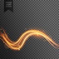 Wavy transparent light effect background Royalty Free Stock Photo