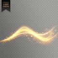 Wavy vector transparent light effect background Royalty Free Stock Photo