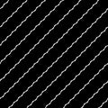 Wavy, waving, squiggle lines seamless pattern, background Royalty Free Stock Photo