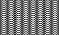Wavy, waving wave lines, stripes pattern, texture element Royalty Free Stock Photo