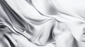 Wavy white fabric creating flowing soft silk texture Royalty Free Stock Photo