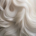 Abstract White Hair Design: Textural Abstraction In Uhd Image