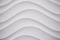 Wavy white wall Royalty Free Stock Photo