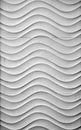 Wavy white wall Royalty Free Stock Photo