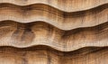 Wavy wood grain texture with multiple light and dark brown shades Royalty Free Stock Photo
