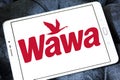 Wawa coffee logo Royalty Free Stock Photo