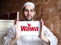 Wawa coffee logo Royalty Free Stock Photo