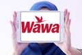 Wawa coffee logo Royalty Free Stock Photo