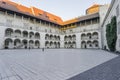 Wawel castle courtyard