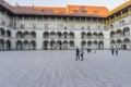 Wawel castle courtyard