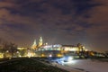 Wawel Castle in the evening in Krakow