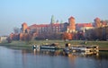 Wawel castle famous landmark in Krakow Poland Royalty Free Stock Photo