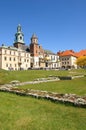 Wawel castle, Krakow, Poland Royalty Free Stock Photo