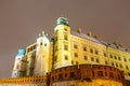Wawel Castle in Krakow at twilight. Royalty Free Stock Photo