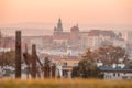 Wawel Castle from Krakus Mound