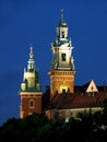 Wawel Castle by night Royalty Free Stock Photo