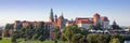 Wawel Castle Panorama Royalty Free Stock Photo