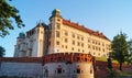 Wawel castle famous landmark in Krakow, Poland Royalty Free Stock Photo