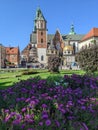 The Wawel Cathedral in Krakow in Poland