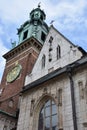 Wawel Cathedral at Wawel Royal Castle in Krakow, Poland Royalty Free Stock Photo