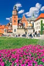 Wawel Cathedral on Wawel Hill in Krakow, Poland. Royalty Free Stock Photo