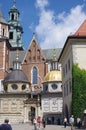 Wawel Cathedral on Wawel Hill in Krakow, Poland Royalty Free Stock Photo