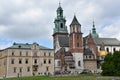 Wawel Cathedral at Wawel Royal Castle in Krakow, Poland Royalty Free Stock Photo