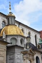 Wawel Cathedral at Wawel Royal Castle in Krakow, Poland Royalty Free Stock Photo