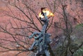 Wawel Dragon Statue - a monument at the foot of the Wawel Hill in Krakow