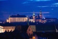 Wawel hill with castle in Krakow Royalty Free Stock Photo