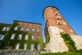 Wawel Hill, cathedral with castle in Krakow Royalty Free Stock Photo