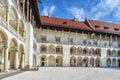 Wawel Renaissance arcaded courtyard, Krakow, Poland