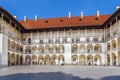 Wawel Renaissance arcaded courtyard, Krakow, Poland