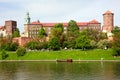 Wawel - Royal castle in Cracow, Poland Royalty Free Stock Photo
