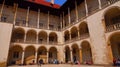 Wawel Royal Castle in Cracow - historical capital of Poland, an important tourist point. Royalty Free Stock Photo