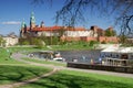 Wawel - Royal castle in Krakow Royalty Free Stock Photo