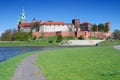 Wawel - Royal castle in Krakow Royalty Free Stock Photo