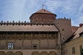 Wawel Royal Castle in Krakow on a summer day.