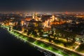 Wawel Royal Castle at night, Krakow. Poland Royalty Free Stock Photo