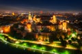 Wawel Royal Castle at night, Krakow. Poland Royalty Free Stock Photo