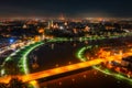 Wawel Royal Castle at night, Krakow. Poland Royalty Free Stock Photo