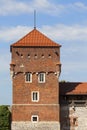 Wawel Royal Castle with Tower Thieves, Krakow, Poland Royalty Free Stock Photo