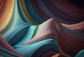 wawes of pastelcolor in lines - generated by ai Royalty Free Stock Photo