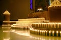 Wax candles inside a church Royalty Free Stock Photo