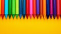 Wax crayon pencils background