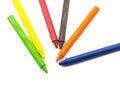 Wax crayons Royalty Free Stock Photo