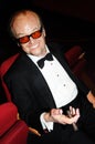 Wax figure of actor Jack Nicholson Royalty Free Stock Photo